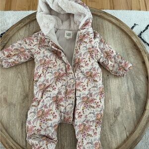 Floral Puffer Jacket for Kids